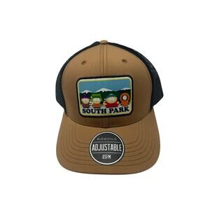 South Park Adjustable Snapback Hat – Brown Cotton Baseball Cap (Adult One Size)